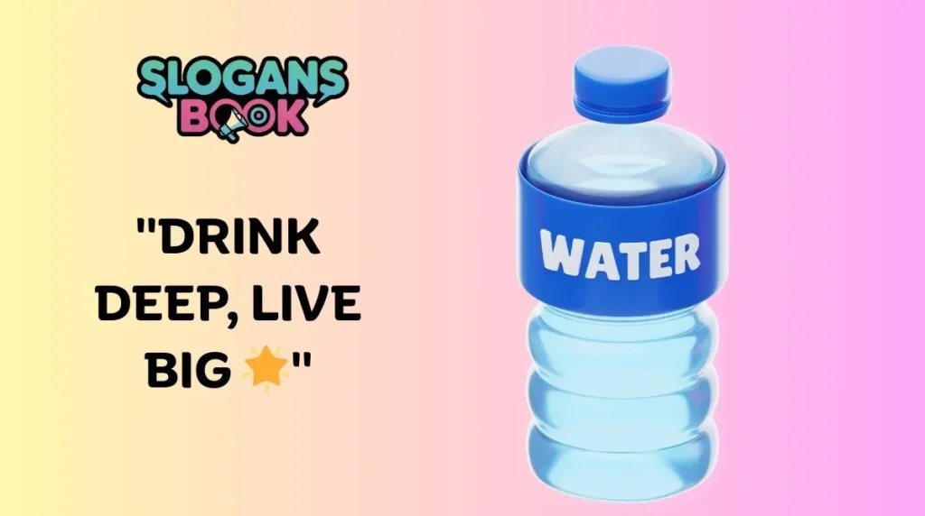 Catchy Slogans for Water Bottles