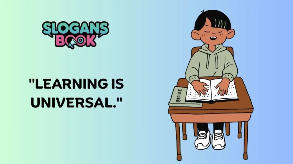 Educational Slogans for World Braille Day