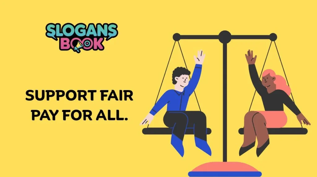 Equal Pay Slogans for Men as Allies