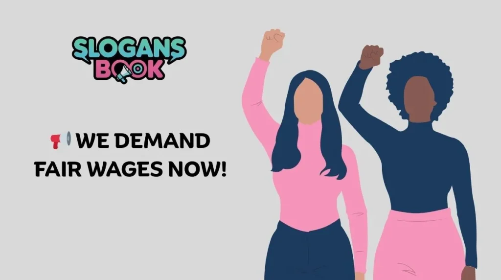 Feminism Slogans for Gender Equality in Work & Pay 