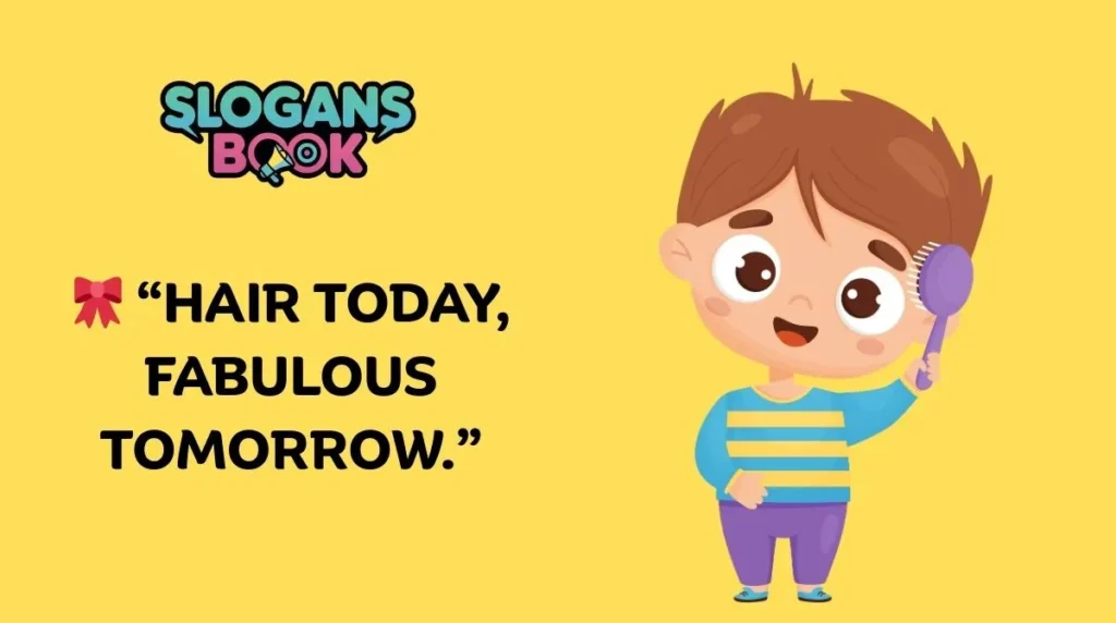 Funny Hair Slogans
