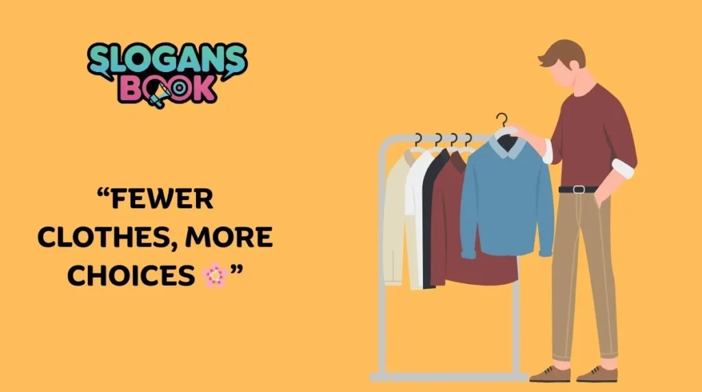 Minimalist Fashion & Wardrobe Slogans