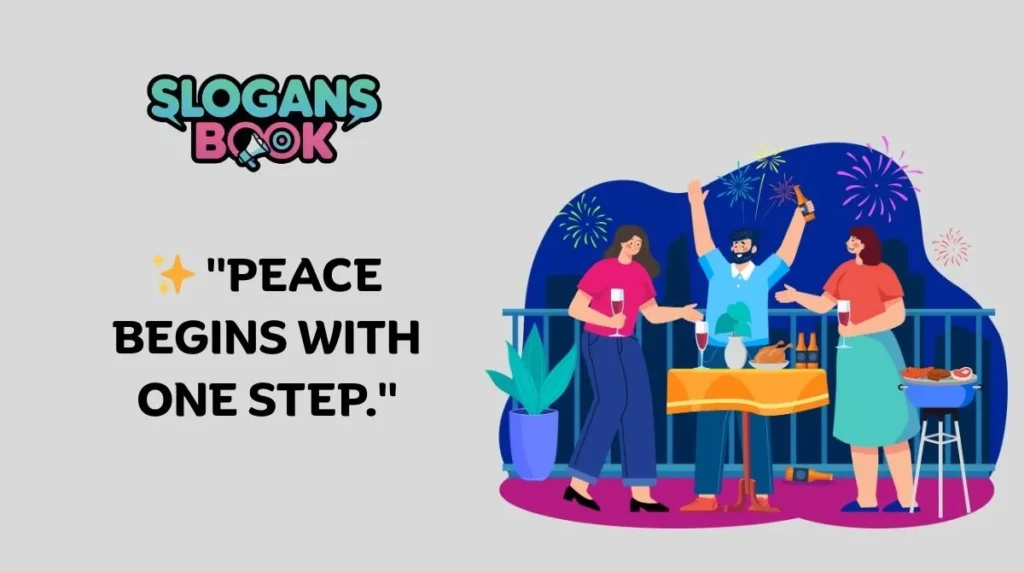 Peace & Unity New Yearโs Day Slogans