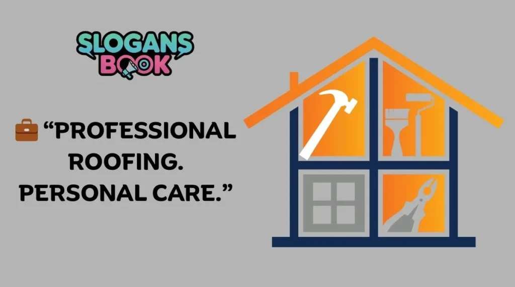 Professional Roofing Company Taglines