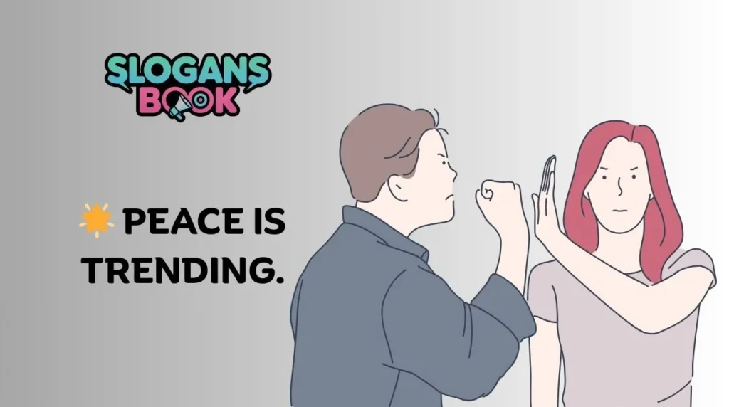 Social Media Anti-Violence Slogans