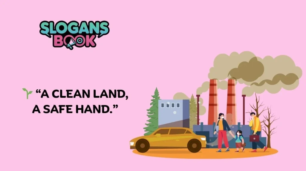 Anti-Pollution Slogans on Land Pollution