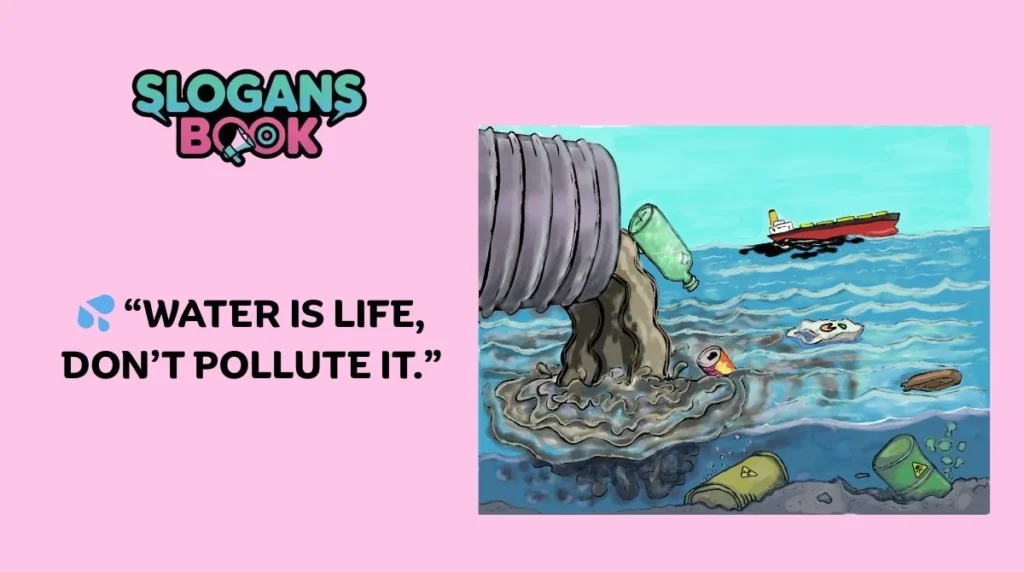 Anti-Pollution Slogans on Water Pollution