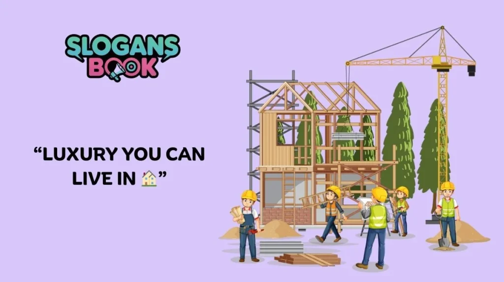 Luxury Construction Company Slogans