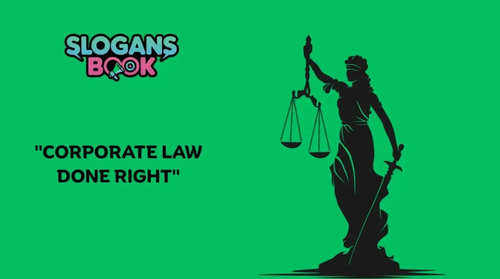 Slogans for Corporate Law Services
