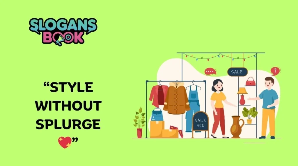 Clothing & Accessories Yard Sale Slogans
