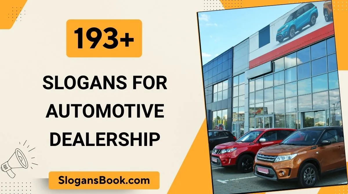 Slogans for Automotive Dealership