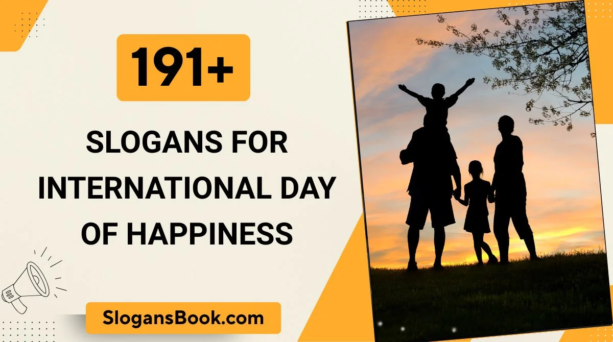 Slogans for International Day of Happiness