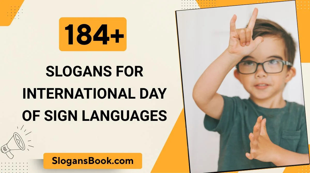 Slogans for International Day of Sign Languages